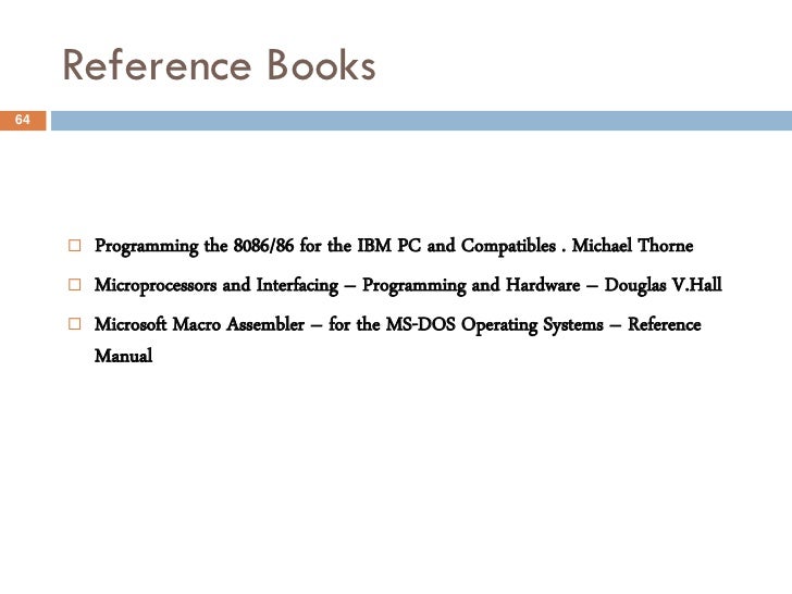Douglas Hall 8086 Pdf